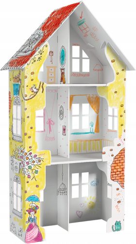  Casa de colorat Monumi 3D Violet 4 XXL