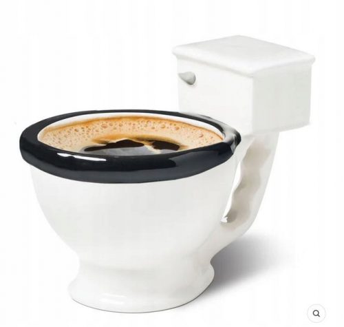  CANA DE CAFEA WC Cadou amuzant CANI ALBE