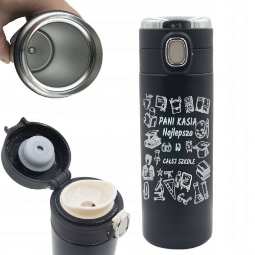  CANA THERMOS GRAVURA ECRAN LED CADOU PROFESOR