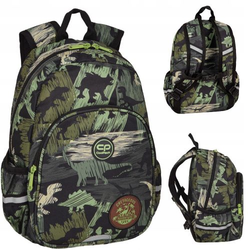  Rucsac de școală CoolPack cu un singur compartiment Nuanțe de maro și bej, Nuanțe de verde, Multicolor 10 l