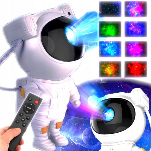  PROIECTOR ASTRONAUT STELE Pentru Copii Proiector Laser Led Lumina Noapte