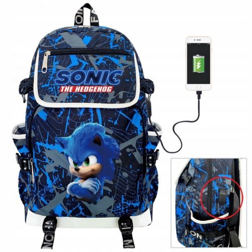  Rucsac școală cu mai multe compartimente Sonic the Hedgehog dadi Multicolor 45 l