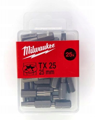  Biți Milwaukee Torx 4932399597 TX25x25 mm 25 buc.