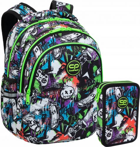  RUCSAC COOLPACK JOY S PEEK A BOO pentru clasa I + toc dublu pliabil CoolPack