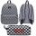  Rucsac Vans City Rucsac Check Negru-Alb VN000H4XY281 multicolor + trusă pentru creion Vans PENCIL POUCH-B VN0A7UEPY28 Blk/WhtChk