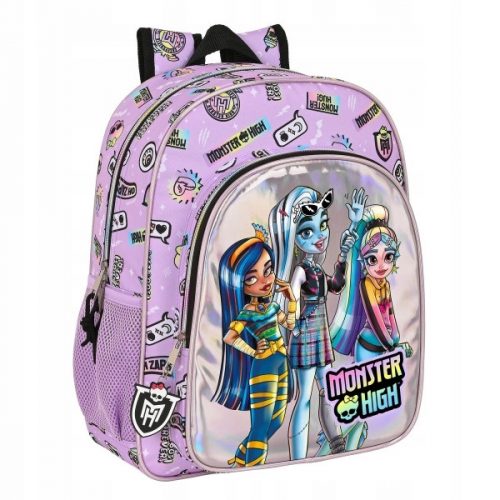  Rucsac de școală Monster High Best Boos Lilac 32 X