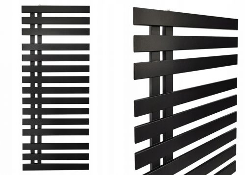  RADIATOR DE BAIE decorativ PHANTOM 1070x500 Structură negru mat 662W