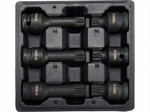  Set chei de impact cu caneluri de 1/2" YT-10652 YATO