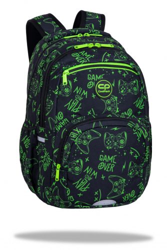  PICK Coolpack negru Joc Rucsac de școală de noapte