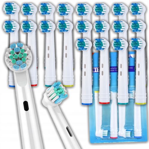 SFATURI PENTRU PERIUȚA ELECTRICĂ ORAL B BRAUN ORALB SET DE 20