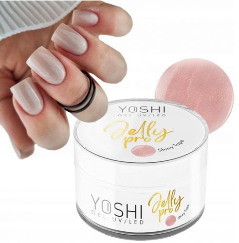  YOSHI JELLY PRO BUILDING JELLY GEL NUDE BEI CU O PARTE DE BANDĂ LUCIU 15 g