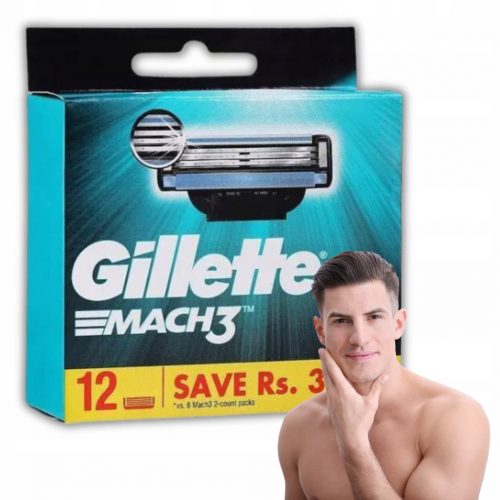  Cartușe de ras Gillette Mach3 12 buc.