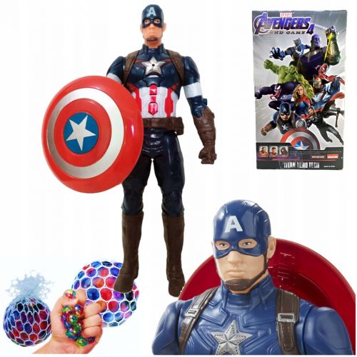  Captain America Action Figure Toy Avengers Sound Movable Limbs +Gratuit