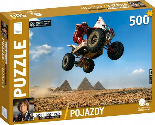  Puzzle 500 de piese Vehicule. Quad. Jacek Bonecki Edipresse Książki