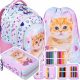  Rucsac cu 4 compartimente BPL58 My Little Friend PASTEL KITTY Majewski + alte 2 produse