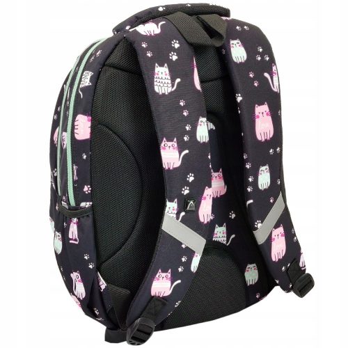  Rucsac școlar Head, cu mai multe compartimente, negru, Nuanțe de roz, Multicolor, 27 de ani