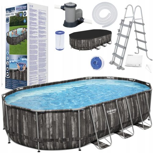  Piscina cu cadru dreptunghiular Bestway 610 x 366 cm