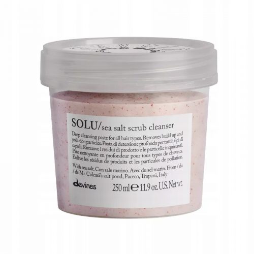  Davines Essential Haircare SOLU Scrub cu sare de mare Cle