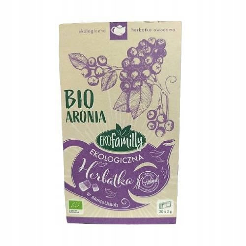  EKOFAMILLY Ceai Bio Aronia Bio, 20x2g