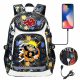 RUCSAC MARE USB NARUTO, IMPERMEABIL, DESIGN NOI, CAPACITATE MARE-11