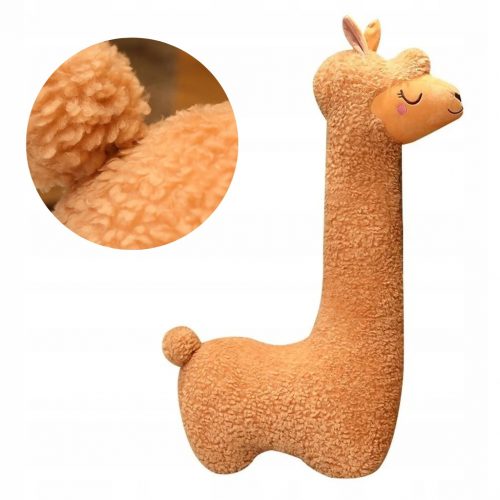  MASCOTA PUFOSĂ MOALE DE ALPACA JUCĂRIE DE PLUS LAMA MARE M 100 cm