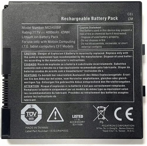  MC5450BP I510-0RKM000 Baterie pentru laptop compatibilă cu Motion Laptop Co