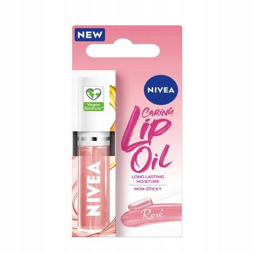  Nivea Caring Lip Oil Rosé Ulei nutritiv pentru buze 5,5 ml