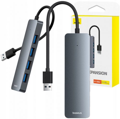  HUB BASEUS USB HUB 4 PORTURI ABS USB 3.0 PENTRU LAPTOP FAST MULTI USB