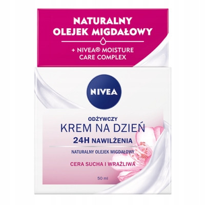  NIVEA MOISTURIZING Cremă de față de zi NUTRIZANTĂ, 50 ml