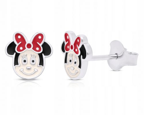  Cercei din argint pentru fete Mickey Minnie Mouse (925).