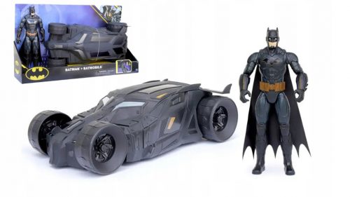  Spin Master Batman Batmobile cu o figurină de 30 cm