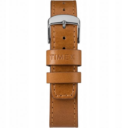  Curea de ceas din piele maro Timex originală de 20 mm