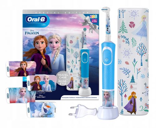  Periuta de dinti Oral-B Vitality Kids Frozen II, albastra