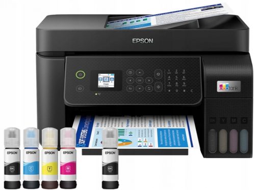  Imprimantă multifuncțională cu jet de cerneală (color) Epson EcoTank L5310 WiFi Black