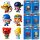 BRAWL STARS SET 6 FIGURINES BIBI + NITA + PIPER + BO + PENNY + JESSIE