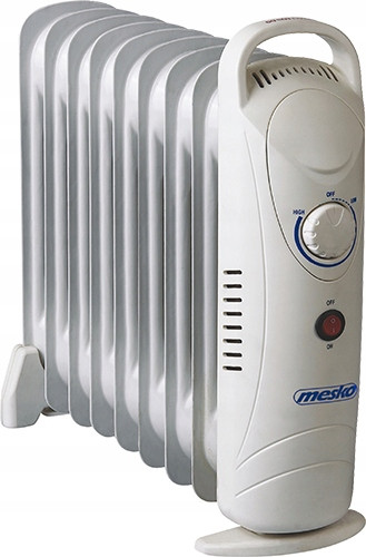  Radiator cu ulei alb Mesko 1000 W