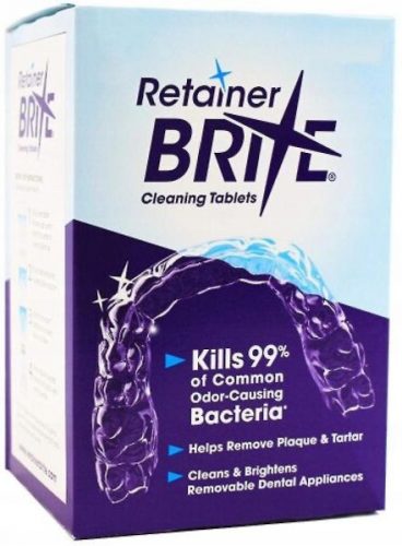  Tablete Retainer Brite Pentru Aparatele Protetice 96 buc