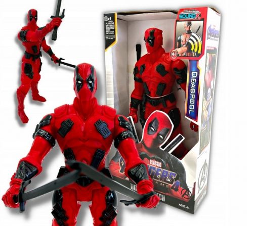  DEADPOOL SUPEREROU FIGURA LUMINĂ SUNET MOBILĂ