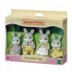  Familia de iepurași gri Sylvanian Families 4030