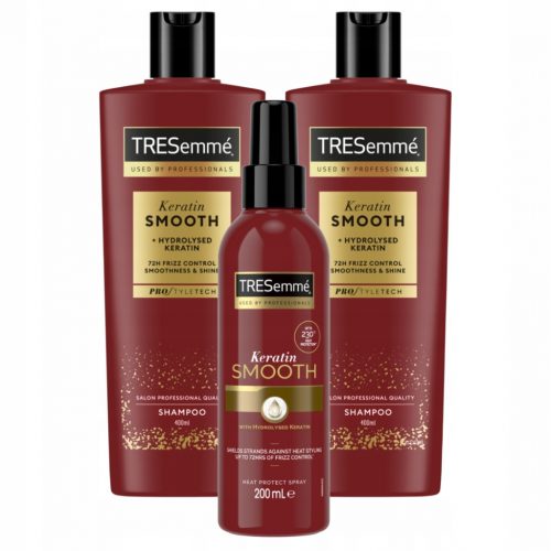  Șampon Tresemme Keratin 2x400ml + Tresemme Keratin Spray 200ml gratuit