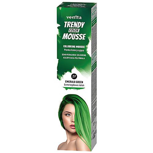  VENITA Trendy Color Mousse 37 Mousse de colorare a părului Verde Smarald 75ml