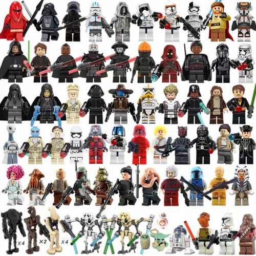  BLOCURI ACCESORII SET DE PERSONAJE STAR WARS