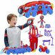  BAZĂ AUTO SPIDEY ȘI SUPER BUDDY LUMINA SUNET 2IN1 +FIGURA +MOTOR 61 CM