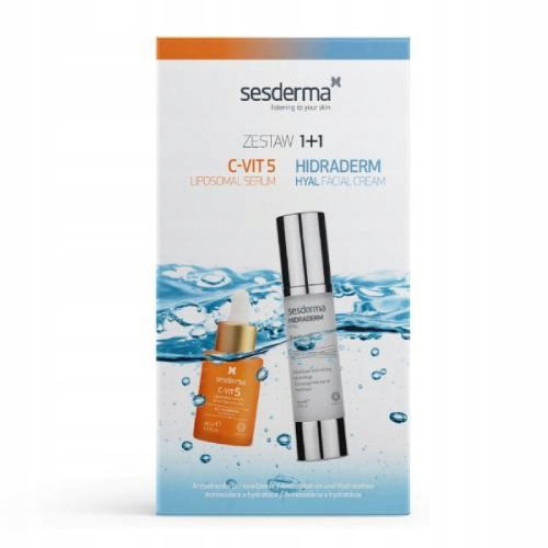  Sesderma c-vit 5 ser + Hidraderm hyal crema faciala