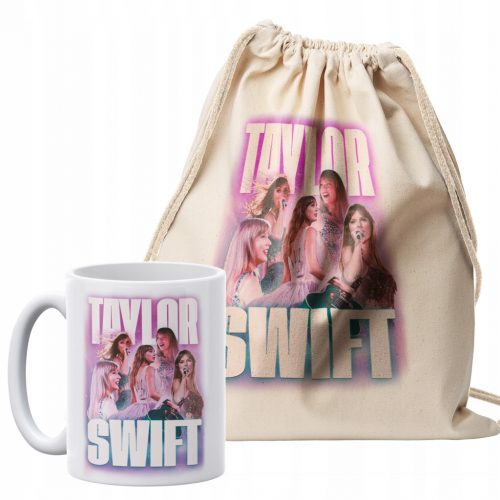  Rucsac din bumbac + set cani Taylor Swift Pentru fani