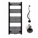  Radiator baie electrica scara TRM 1200x500 - 600W negru