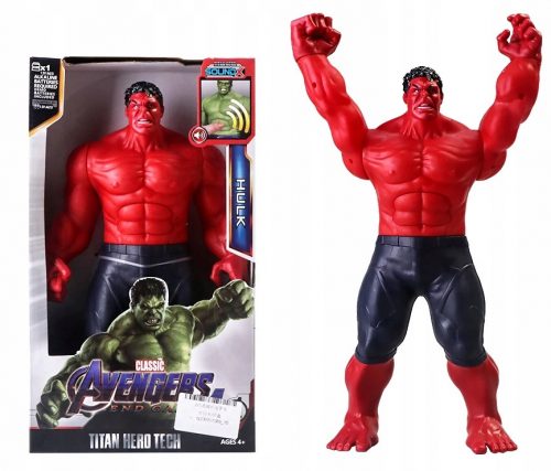 FIGURINA MARE Red Hulk Red 30 cm cu Sunet