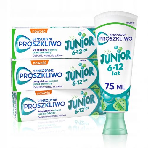  Sensodyne ProSzkliwo Junior Pastă de dinți cu fluor 75 ml