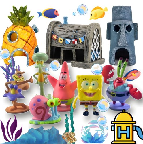  Set figurine SpongeBob Squarepants 6 buc.