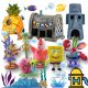  Set figurine SpongeBob Squarepants 6 buc.